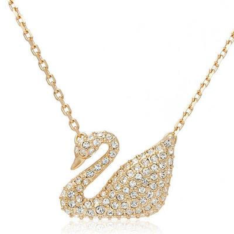 Swarovski 施华洛世奇 Swan项链人造水晶