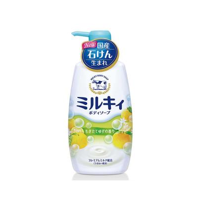 【日本】COW牛乳石碱沐浴露 Bouncia沐浴乳柑橘香550ml