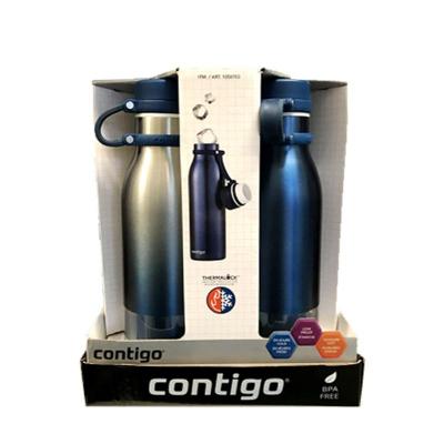 美国康迪克contigo成人保温杯 蓝色 591ml*2个