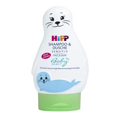 德国喜宝HIPP 小海狮婴儿无泪配方洗发沐浴洗护二合一 200ml