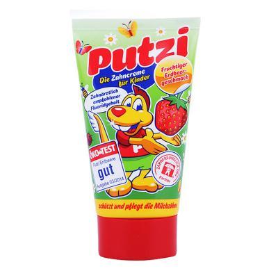 德国Putzi 可吞咽加钙儿童牙膏 50ml