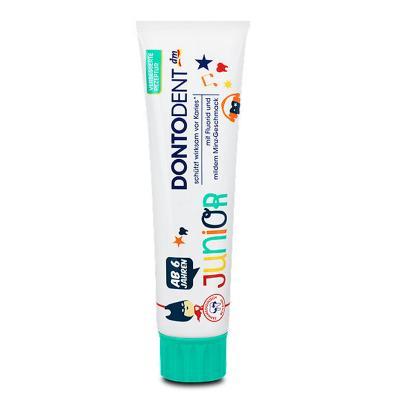 dm DONTODENT 儿童牙膏6岁起，蓝色 100ml