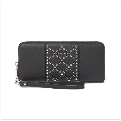 Michael Kors 迈克·科尔斯 女士黑色皮革钱包 32F7SF6Z9U-BLACK