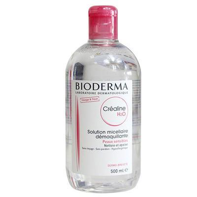 法国 Bioderma贝德玛 舒妍温和保湿卸妆水500ml 粉水（法国版，新旧版随机发）