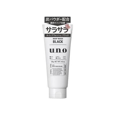 日本资生堂UNO男士控油祛痘洗面奶 黑色 130g