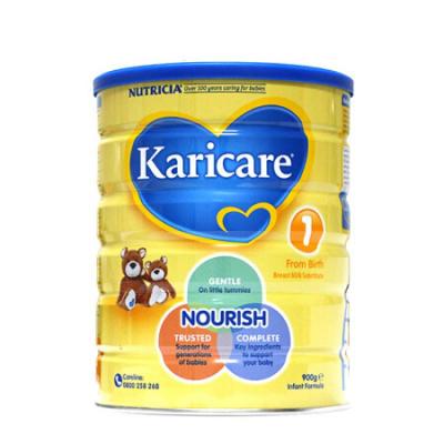 澳洲可瑞康（Karicare）婴儿配方奶粉1段900g（普通装）【2罐起购】